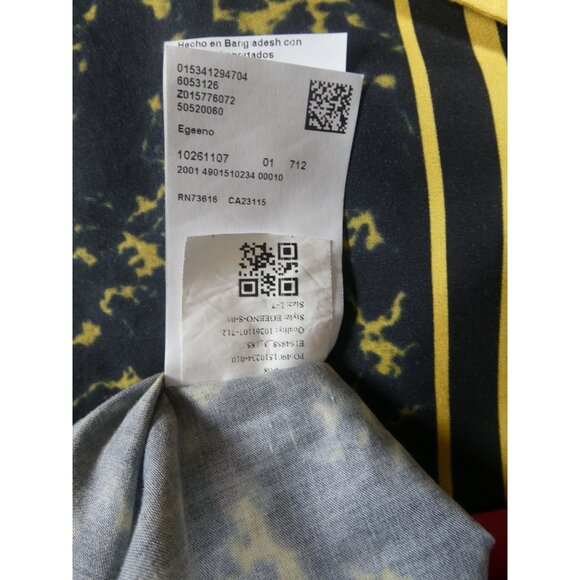 Hugo Men's Egeeno Border Stripe Camp Shirt Size L‎ - Picture 7 of 8